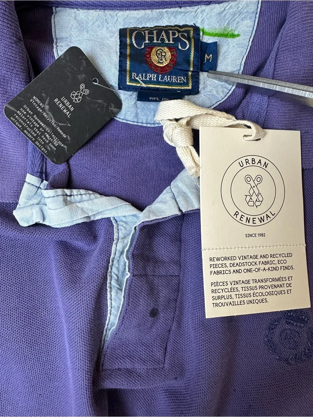 NWT Ralph Lauren x Urban Outfitters One-of-a-Kind Polo with Artistic Paint-Splat